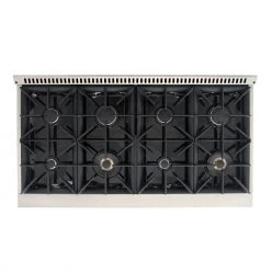 Shop By Brand Kucht 48 In. 6.7 Cu. Ft. Professional All Gas Range In Stainless Steel With Color Options (KNG481)