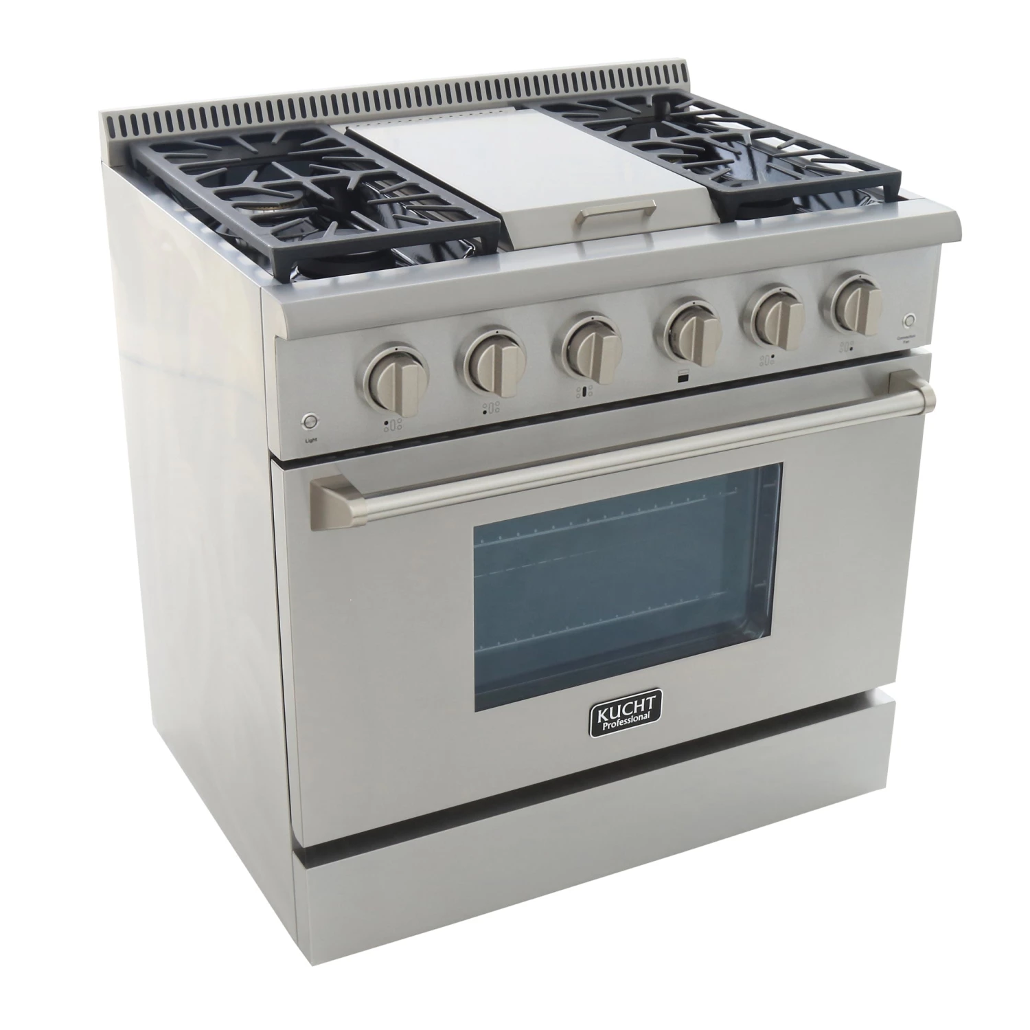 Kucht 36 In. 5.2 Cu. Ft. Professional All Gas Range In Stainless Steel And Accents (KRG3609U) Shop By Brand 15 Kucht 36 In. 5.2 Cu. Ft. Professional All Gas Range In Stainless Steel And Accents (KRG3609U) Shop By Brand