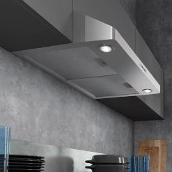 Faber Levante II Under Cabinet Range Hood With Size Options In Stainless Steel