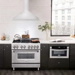 ZLINE Kitchen And Bath ZLINE Alpine Series Ducted Wall Mount Range Hood In Stainless Steel (ALP10WL) Shop By Brand