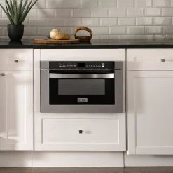ZLINE Kitchen And Bath ZLINE 24 In. 1.2 Cu. Ft. Built-in Microwave Drawer With Color Options (MWD-1) 20 ZLINE Kitchen And Bath ZLINE 24 In. 1.2 Cu. Ft. Built-in Microwave Drawer With Color Options (MWD-1)