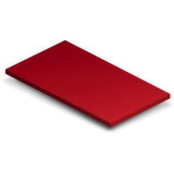 ZLINE Kitchen And Bath 3 X 5 Red Matte Sample (CS-RM) Range Hood Finish Samples