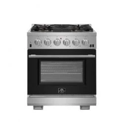 Forno Capriasca 30 In. 4.32 Cu. Ft. Professional Range With Gas Stove And Gas Oven In Stainless Steel (FFSGS6260-30) Shop By Brand