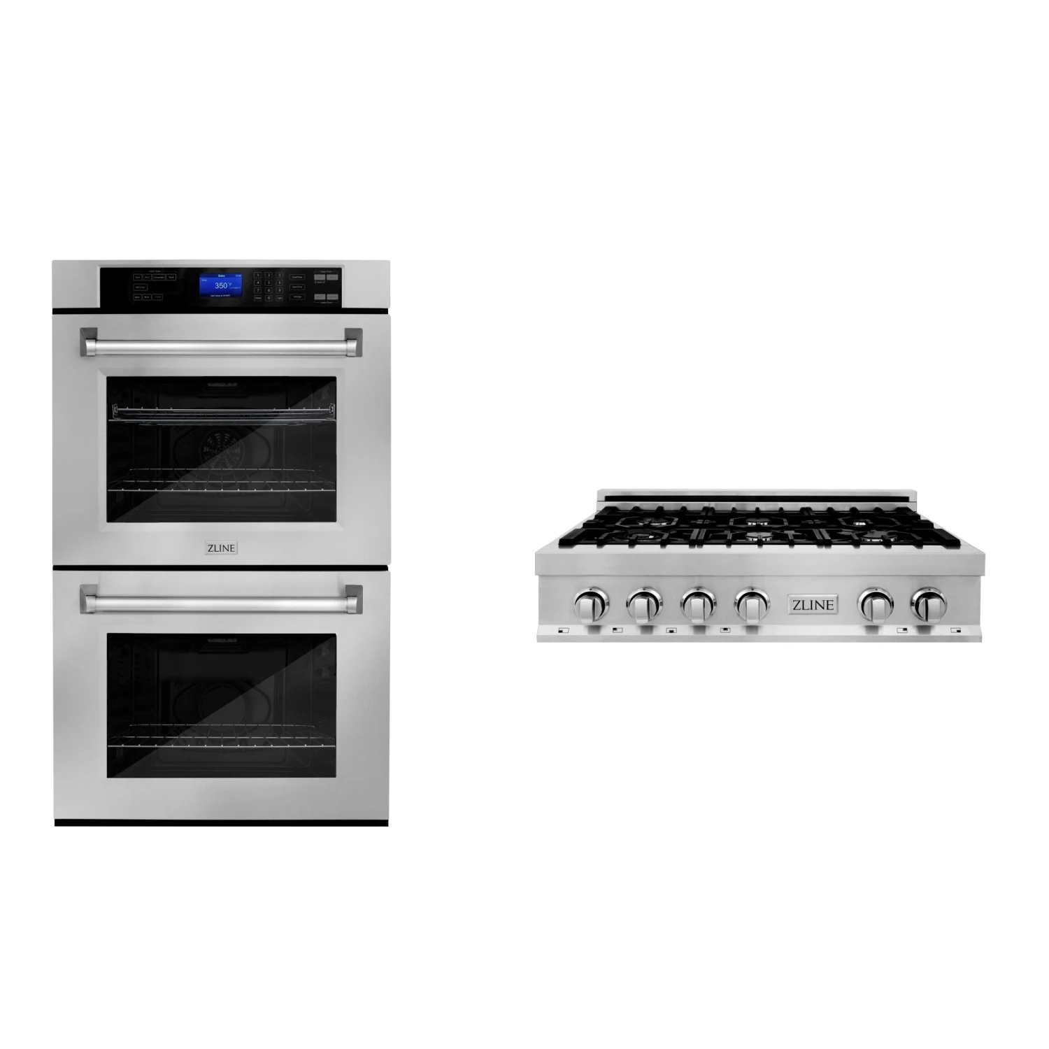 ZLINE Kitchen And Bath 2-Piece Kitchen Packages ZLINE Kitchen Package With 36 In. Stainless Steel Rangetop And 30 In. Double Wall Oven (2KP-RTAWD36) 1 ZLINE Kitchen And Bath 2-Piece Kitchen Packages ZLINE Kitchen Package With 36 In. Stainless Steel Rangetop And 30 In. Double Wall Oven (2KP-RTAWD36)
