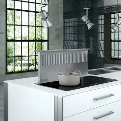 Faber Scirocco Plus Downdraft Range Hood With Size Options In Stainless Steel