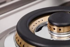 ILVE Shop By Brand Nostalgie Series 48 Inch Freestanding Dual Fuel Range With Natural Gas In Matte Graphite With Brass Accents (UPN120FDMPMNG) 48 ILVE Shop By Brand Nostalgie Series 48 Inch Freestanding Dual Fuel Range With Natural Gas In Matte Graphite With Brass Accents (UPN120FDMPMNG)