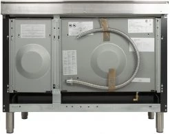 ILVE Shop By Brand Nostalgie Series 48 Inch Freestanding Dual Fuel Range With Natural Gas In Matte Graphite With Brass Accents (UPN120FDMPMNG) 57 ILVE Shop By Brand Nostalgie Series 48 Inch Freestanding Dual Fuel Range With Natural Gas In Matte Graphite With Brass Accents (UPN120FDMPMNG)