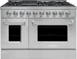Forté 48 In. 5.53 Cu. Ft. Freestanding All Gas Range In Stainless Steel