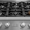 Forté 36 In. 4.5 Cu. Ft. Natural Gas Stovetop With 6 Sealed Burners In Stainless Steel Shop By Brand
