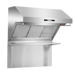 Shop By Brand Forno Savona - 36 In. Wall Mount Range Hood & Back Splash In Stainless Steel (FRHWM5029-36HB)