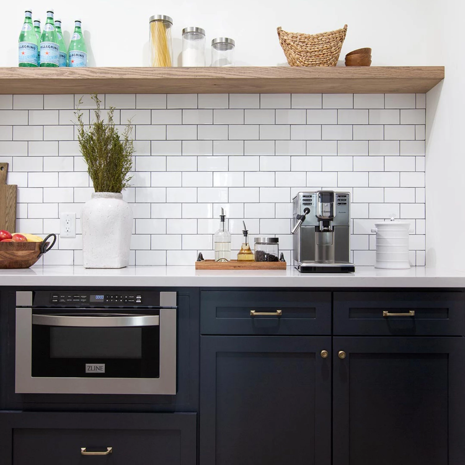 ZLINE Kitchen And Bath ZLINE 24 In. 1.2 Cu. Ft. Built-in Microwave Drawer With Color Options (MWD-1) 4 ZLINE Kitchen And Bath ZLINE 24 In. 1.2 Cu. Ft. Built-in Microwave Drawer With Color Options (MWD-1)