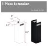 ZLINE Kitchen And Bath ZLINE 1-36 In. Chimney Extension For 9 Ft. To 10 Ft. Ceilings In Black Stainless (1PCEXT-BSKBN)