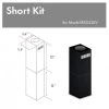 ZLINE Kitchen And Bath ZLINE 2-12 In. Short Chimney Pieces For 7 Ft. To 8 Ft. Ceilings In Black Stainless (SK-BSGL2iN)