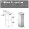 ZLINE Kitchen And Bath ZLINE 2-36 In. Chimney Extensions For 10 Ft. To 12 Ft. Ceilings (2PCEXT-597i)