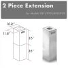 ZLINE Kitchen And Bath ZLINE 2-36 In. Chimney Extensions For 10 Ft. To 12 Ft. Ceilings (2PCEXT-GL1i/GL2i/KE2i/KL3i) Range Hood Accessories