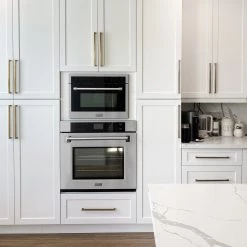 ZLINE Kitchen And Bath ZLINE 24 In. Built-in Convection Microwave Oven In Stainless Steel With Speed And Sensor Cooking (MWO-24)