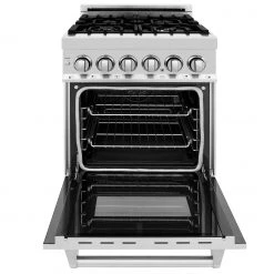 ZLINE Kitchen And Bath ZLINE 24 In. Professional Dual Fuel Range With Color Door Options (RA24)