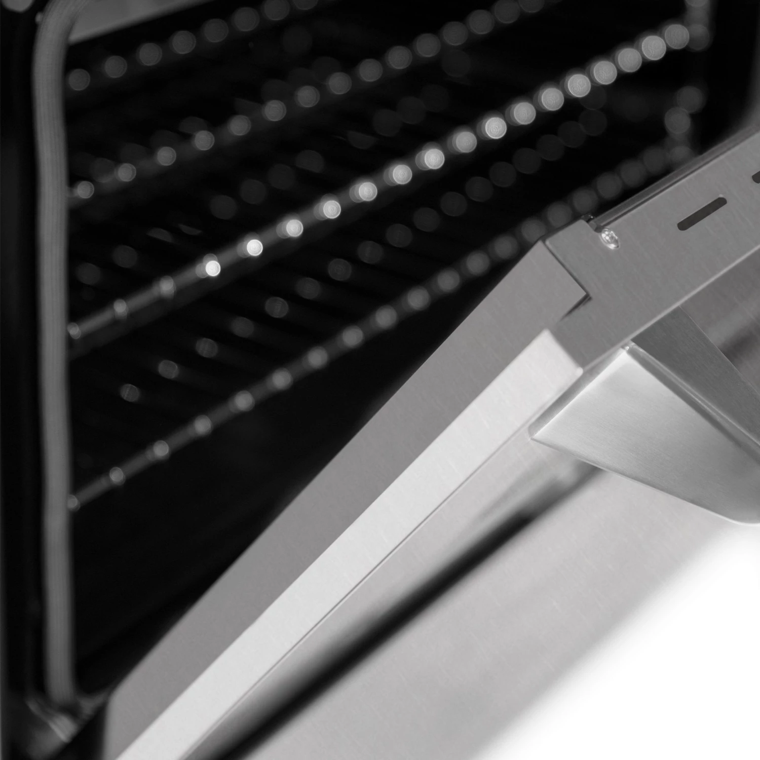 ZLINE Kitchen And Bath ZLINE 30 In. 4.0 Cu. Ft. Dual Fuel Range With Gas Stove And Electric Oven In All DuraSnow Stainless Steel With Color Door Options (RAS-SN-30) Shop By Brand 16 ZLINE Kitchen And Bath ZLINE 30 In. 4.0 Cu. Ft. Dual Fuel Range With Gas Stove And Electric Oven In All DuraSnow Stainless Steel With Color Door Options (RAS-SN-30) Shop By Brand