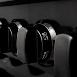 ZLINE Kitchen And Bath ZLINE 30 In. 4.0 Cu. Ft. Dual Fuel Range With Gas Stove And Electric Oven In Black Stainless Steel (RAB-30) Shop By Brand 34 ZLINE Kitchen And Bath ZLINE 30 In. 4.0 Cu. Ft. Dual Fuel Range With Gas Stove And Electric Oven In Black Stainless Steel (RAB-30) Shop By Brand