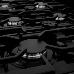 ZLINE Kitchen And Bath ZLINE 30 In. 4.0 Cu. Ft. Range With Gas Stove And Gas Oven In Black Stainless Steel (RGB-30)