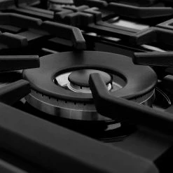 ZLINE Kitchen And Bath ZLINE 30 In. 4.0 Cu. Ft. Range With Gas Stove And Gas Oven In Black Stainless Steel (RGB-30)