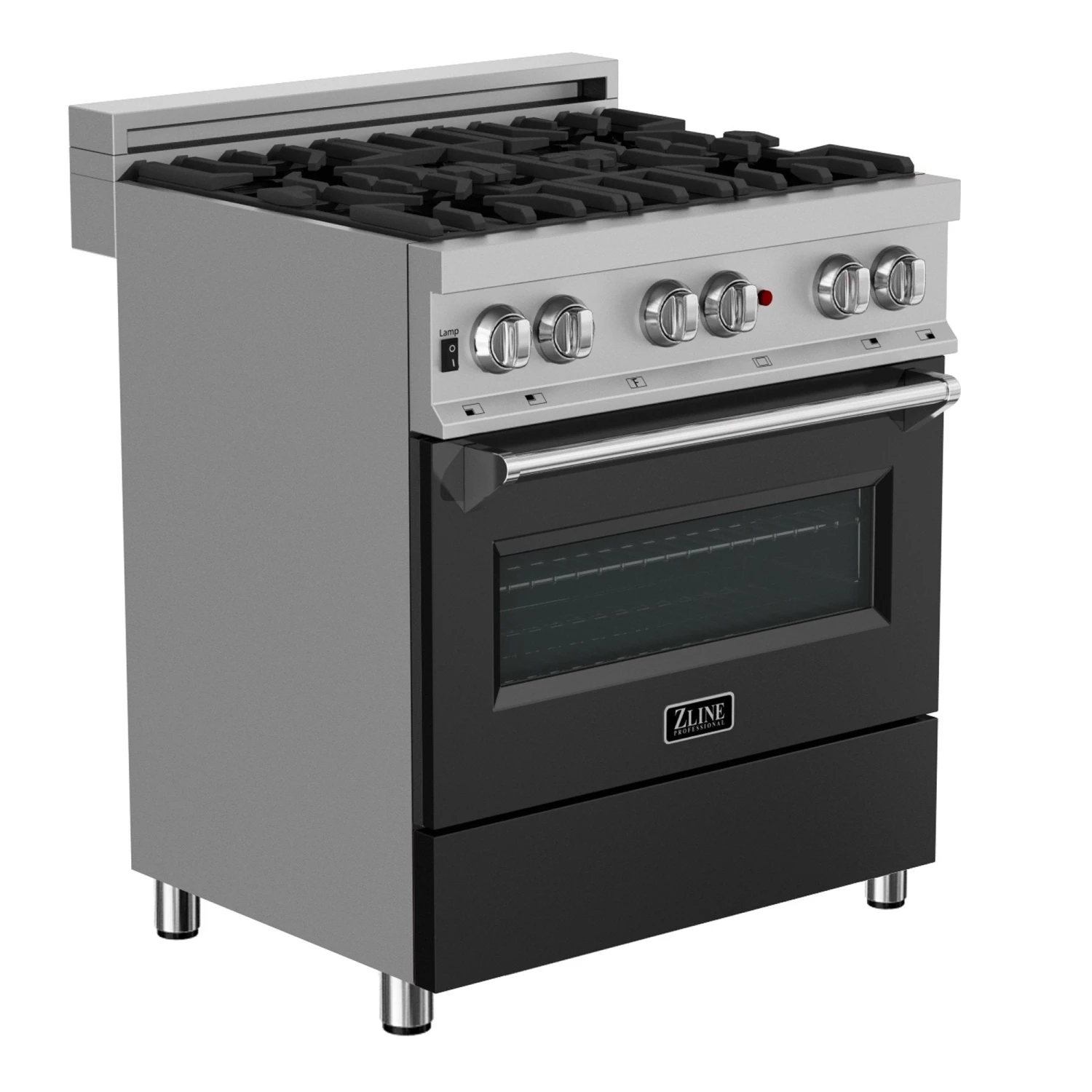 ZLINE Kitchen And Bath ZLINE 30 In. 4.0 Cu. Ft. Dual Fuel Range With Gas Stove And Electric Oven In All DuraSnow Stainless Steel With Color Door Options (RAS-SN-30) Shop By Brand 26 ZLINE Kitchen And Bath ZLINE 30 In. 4.0 Cu. Ft. Dual Fuel Range With Gas Stove And Electric Oven In All DuraSnow Stainless Steel With Color Door Options (RAS-SN-30) Shop By Brand