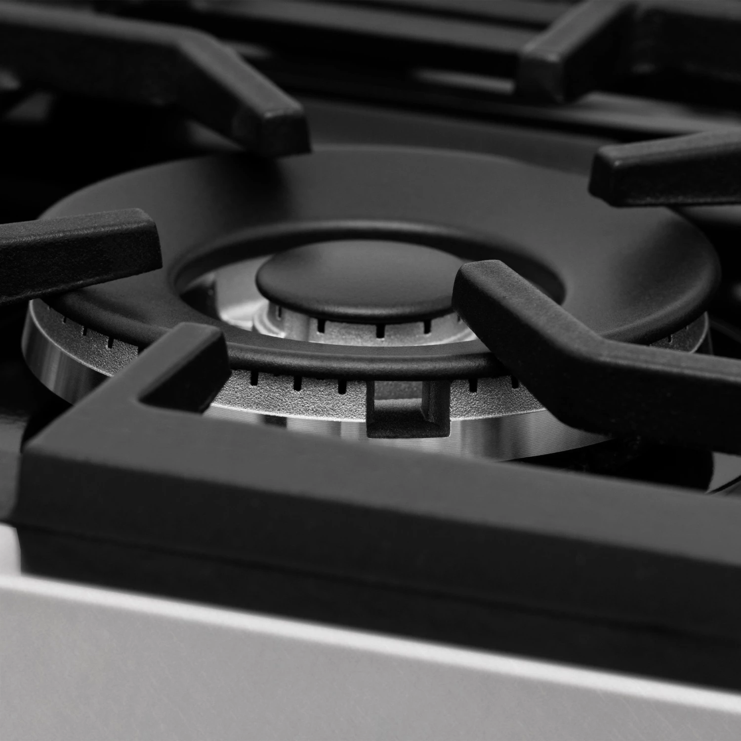 ZLINE Kitchen And Bath ZLINE 30 In. 4.0 Cu. Ft. Dual Fuel Range With Gas Stove And Electric Oven In All DuraSnow Stainless Steel With Color Door Options (RAS-SN-30) Shop By Brand 9 ZLINE Kitchen And Bath ZLINE 30 In. 4.0 Cu. Ft. Dual Fuel Range With Gas Stove And Electric Oven In All DuraSnow Stainless Steel With Color Door Options (RAS-SN-30) Shop By Brand