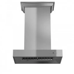 ZLINE Kitchen And Bath ZLINE 30 In. Professional Wall Mount Range Hood In Stainless Steel With Crown Molding (KECOMCRN-30) Shop By Brand