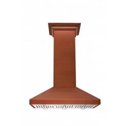 ZLINE Kitchen And Bath ZLINE 36 In. Designer Series Copper Island Mount Range Hood (8KL3iC-36) Shop By Brand