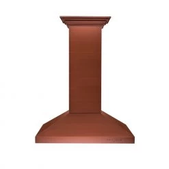 ZLINE Kitchen And Bath ZLINE 36 In. Designer Series Copper Island Mount Range Hood (8KL3iC-36) Shop By Brand