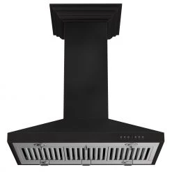 ZLINE Kitchen And Bath ZLINE 36 In. Designer Series Oil-Rubbed Bronze Island Mount Range Hood (8KL3iB-36)