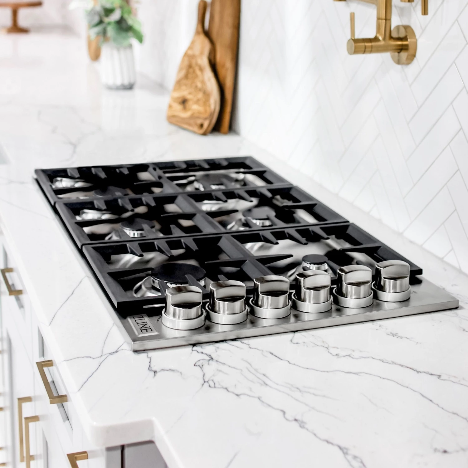 ZLINE Kitchen And Bath ZLINE 36 In. Dropin Cooktop With 6 Gas Burners (RC36) Shop By Brand 7 ZLINE Kitchen And Bath ZLINE 36 In. Dropin Cooktop With 6 Gas Burners (RC36) Shop By Brand