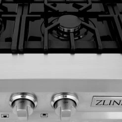 ZLINE Kitchen And Bath ZLINE 36 In. Porcelain Gas Stovetop With 6 Gas Burners (RT36) Available With Brass Burners 16 ZLINE Kitchen And Bath ZLINE 36 In. Porcelain Gas Stovetop With 6 Gas Burners (RT36) Available With Brass Burners