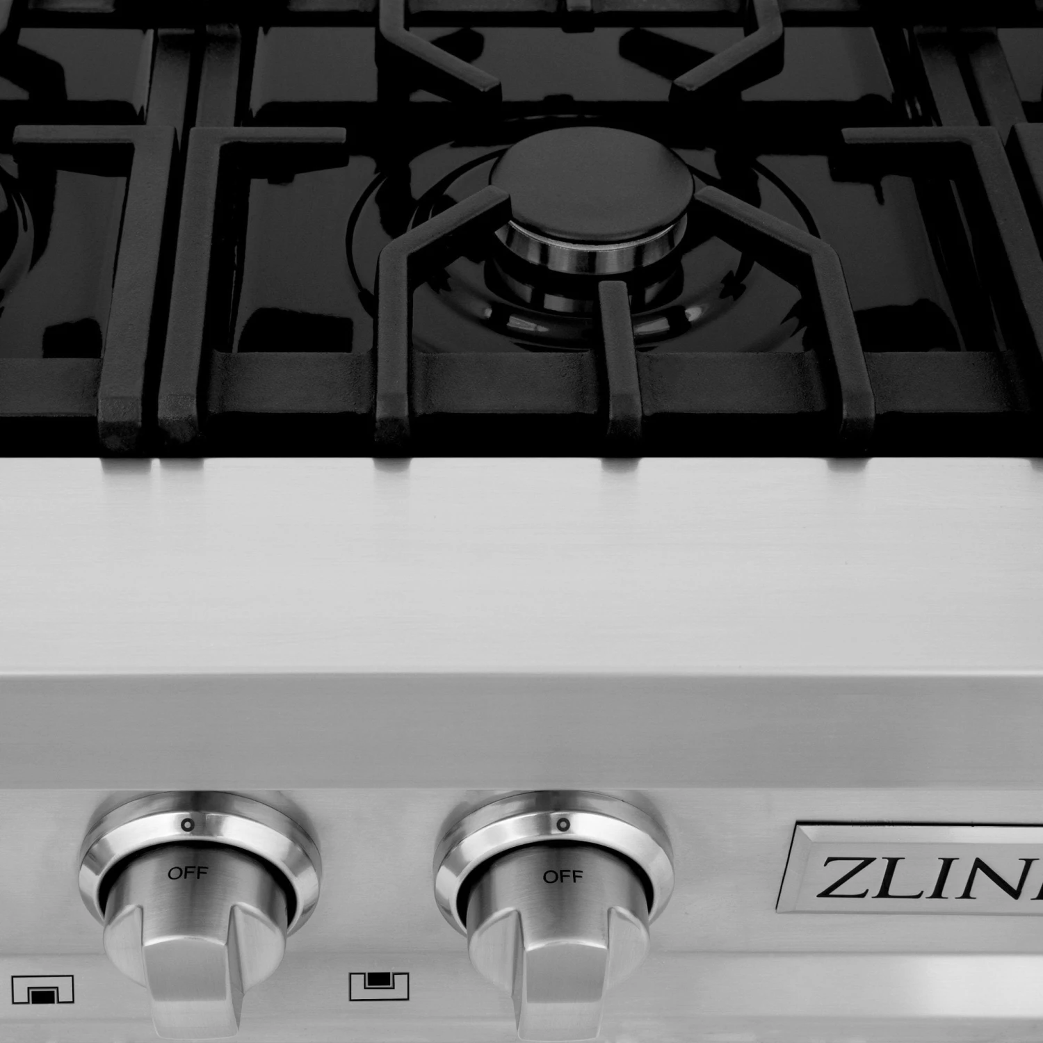 ZLINE Kitchen And Bath ZLINE 36 In. Porcelain Gas Stovetop With 6 Gas Burners (RT36) Available With Brass Burners 6 ZLINE Kitchen And Bath ZLINE 36 In. Porcelain Gas Stovetop With 6 Gas Burners (RT36) Available With Brass Burners