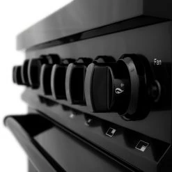 ZLINE Kitchen And Bath ZLINE 36 In. Professional 4.6 Cu. Ft. Gas On Gas Range In Black Stainless Steel (RGB-36) Shop By Brand