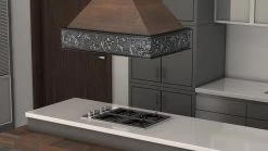 ZLINE Kitchen And Bath Shop By Brand ZLINE 36 In. Wooden Island Mount Range Hood In Antigua And Walnut (9373AR-36)
