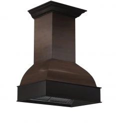 ZLINE Kitchen And Bath Shop By Brand ZLINE 36 In. Wooden Wall Mount Range Hood In Antigua And Walnut (369AW-36)