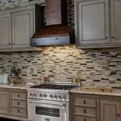 ZLINE Kitchen And Bath Shop By Brand ZLINE 36 In. Wooden Wall Mount Range Hood In Antigua And Walnut (369AW-36)