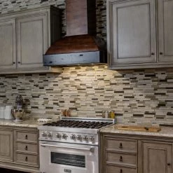ZLINE Kitchen And Bath Shop By Brand ZLINE 36 In. Wooden Wall Mount Range Hood In Antigua And Walnut (369AW-36)
