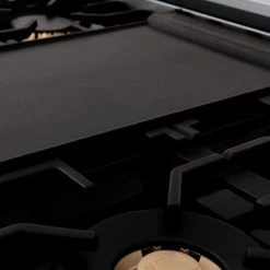 ZLINE Kitchen And Bath Shop By Brand ZLINE 48 In. Porcelain Gas Stovetop With 7 Gas Burners And Griddle (RT48) Available With Brass Burners