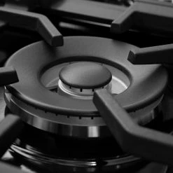 ZLINE Kitchen And Bath Shop By Brand ZLINE 48 In. Porcelain Gas Stovetop In DuraSnow Stainless Steel With 7 Gas Burners And Griddle (RTS-48) Available With Brass Burners