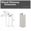 ZLINE Kitchen And Bath ZLINE 61 In. Wooden Chimney Extension For Ceilings Up To 12 Ft. (KPTT-E) Range Hood Accessories