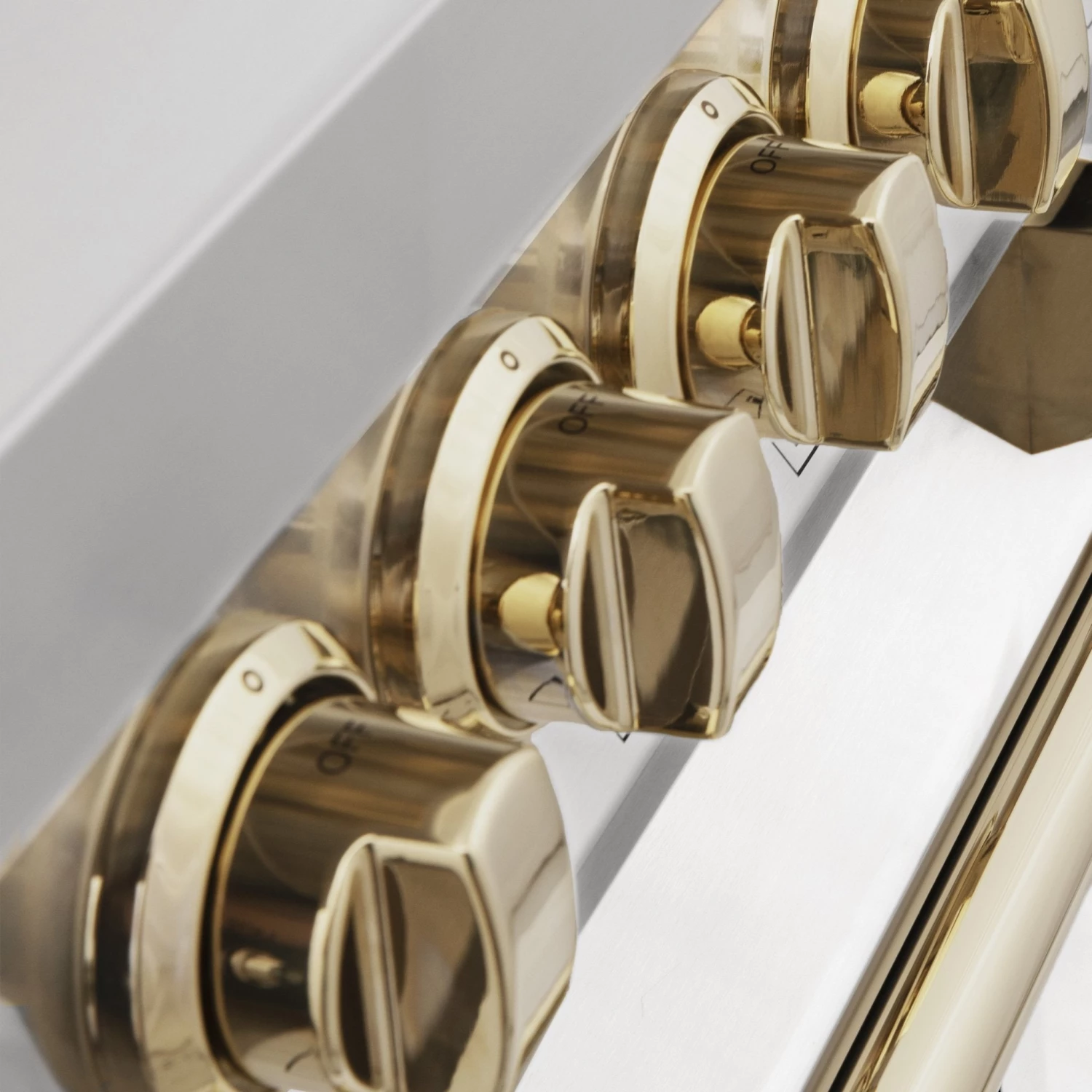 ZLINE Kitchen And Bath ZLINE Autograph Edition 30 In. 4.0 Cu. Ft. Dual Fuel Range With Gas Stove And Electric Oven In Stainless Steel With White Matte Door And Accents (RAZ-WM-30) 7 ZLINE Kitchen And Bath ZLINE Autograph Edition 30 In. 4.0 Cu. Ft. Dual Fuel Range With Gas Stove And Electric Oven In Stainless Steel With White Matte Door And Accents (RAZ-WM-30)