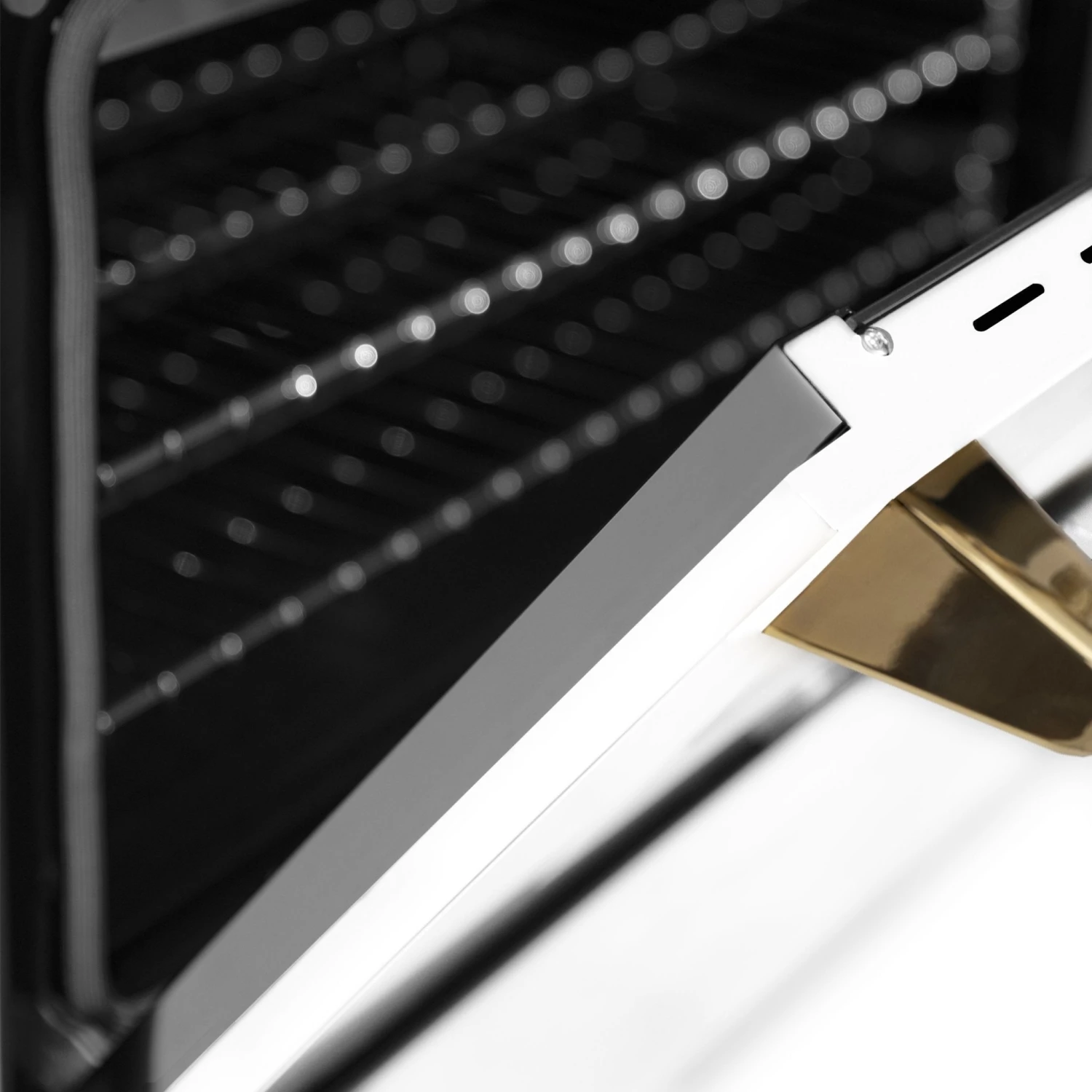 ZLINE Kitchen And Bath ZLINE Autograph Edition 30 In. 4.0 Cu. Ft. Dual Fuel Range With Gas Stove And Electric Oven In Stainless Steel With White Matte Door And Accents (RAZ-WM-30) 9 ZLINE Kitchen And Bath ZLINE Autograph Edition 30 In. 4.0 Cu. Ft. Dual Fuel Range With Gas Stove And Electric Oven In Stainless Steel With White Matte Door And Accents (RAZ-WM-30)