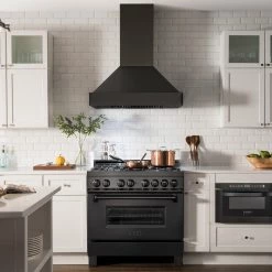 ZLINE Kitchen And Bath ZLINE Black Stainless Steel Wall Mount Range Hood (BS655N) Shop By Brand