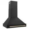 ZLINE Kitchen And Bath Shop By Brand ZLINE 36 In. Autograph Edition Black Stainless Steel Range Hood With Handle (BS655Z-36)