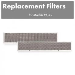 ZLINE Kitchen And Bath ZLINE Charcoal Filter For Under Cabinet Range Hoods (Set Of 2) Range Hood Accessories