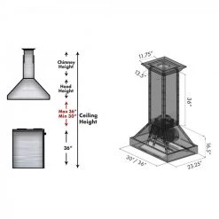 ZLINE Kitchen And Bath ZLINE Designer Series Island In Stainless Steel (655i-4SSSS)