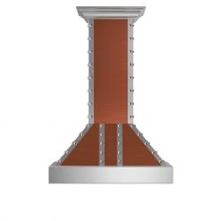 ZLINE Kitchen And Bath ZLINE 30 In. Designer Series Copper Island Range Hood (655i-CSSSS-30)