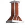 ZLINE Kitchen And Bath ZLINE 30 In. Designer Series Copper Island Range Hood (655i-CSSSS-30)